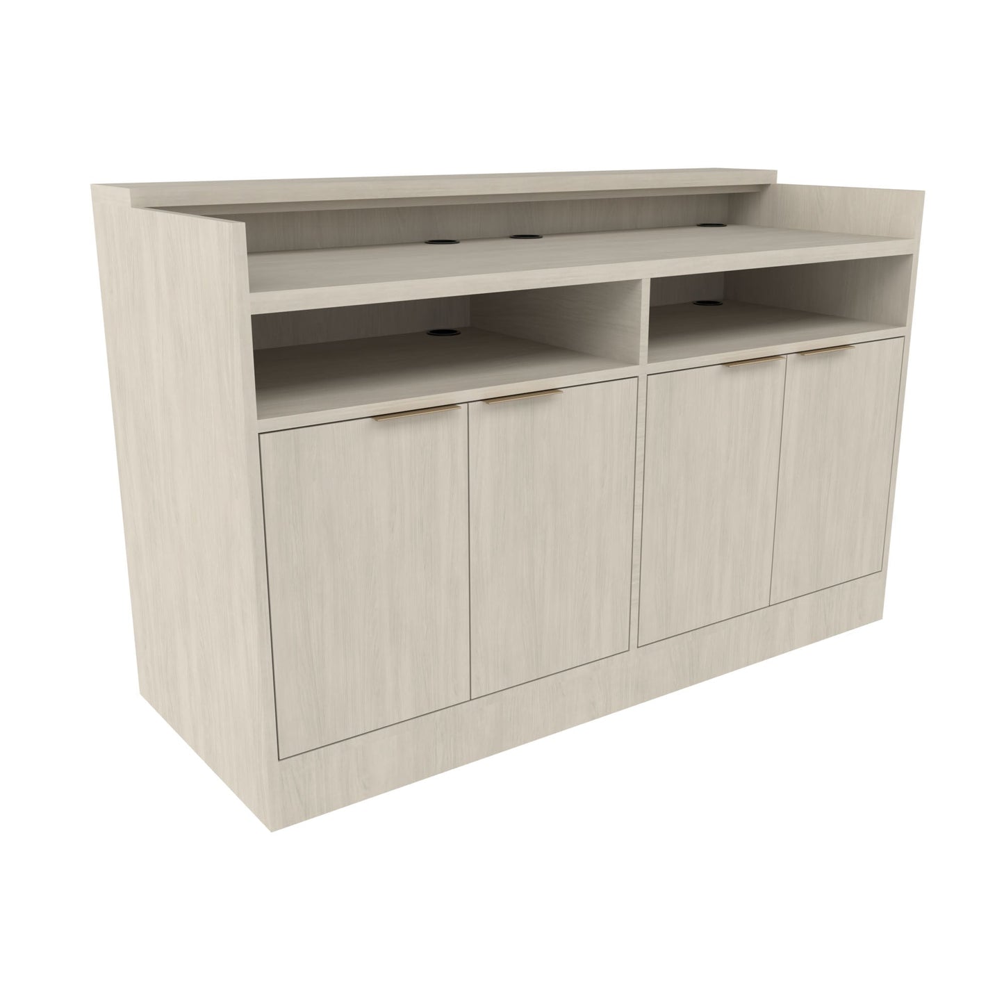 Nico Reception Desk with LED Accent Light - Collins - Salon Equipment and Barber Equipment