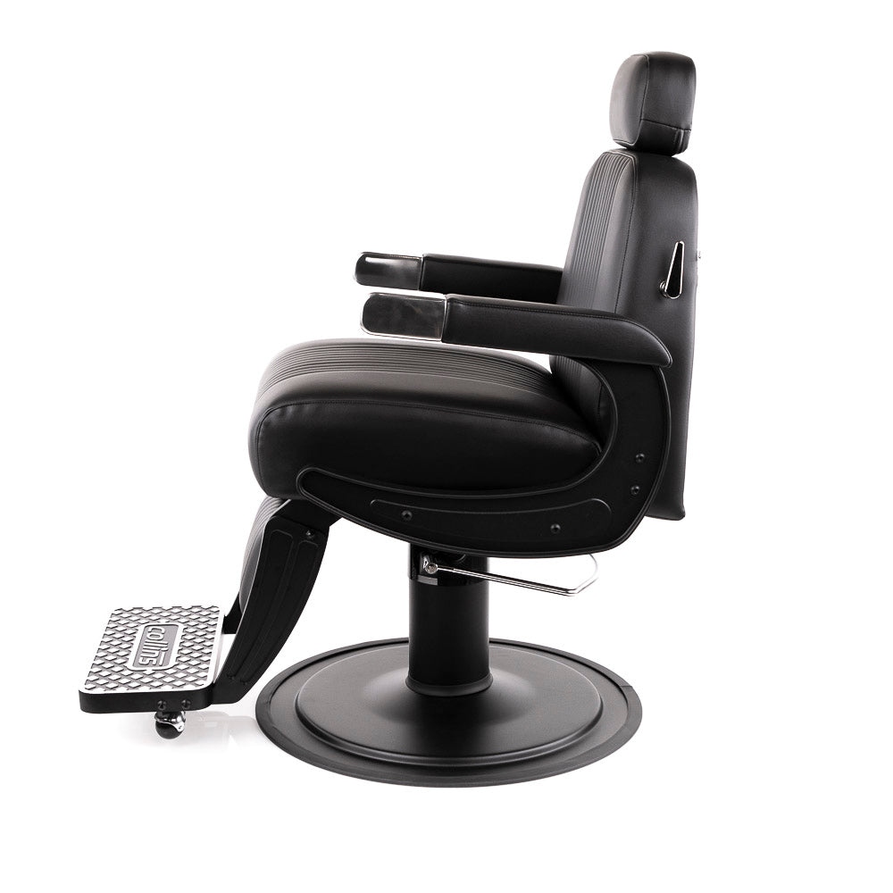 Blacked-Out Cobalt Omega Barber Chair - Collins