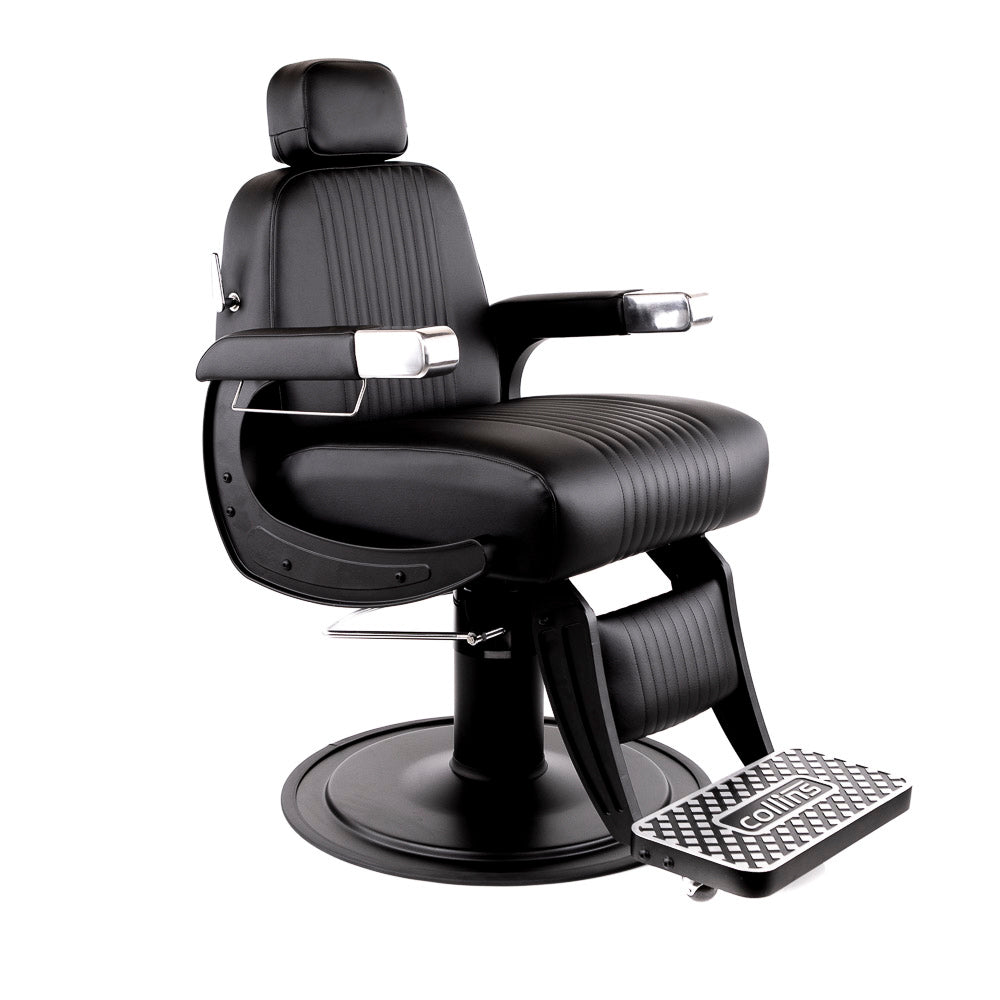 Blacked-Out Cobalt Omega Barber Chair - Collins