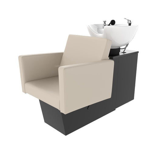 Brixen ADD-ON Sidewash Shampoo Shuttle on Wooden Chassis - Collins - Salon Equipment and Barber Equipment
