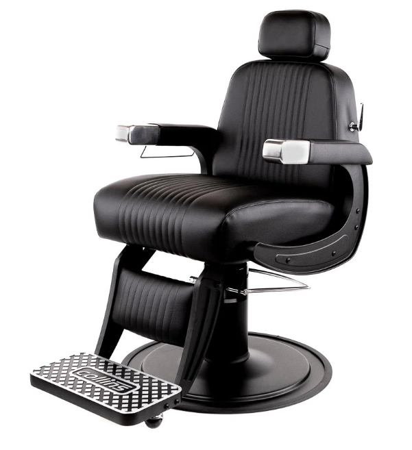 Blacked Out - Cobalt Omega Barber Chair - Olympus Earth