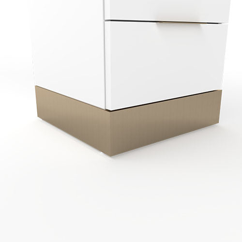 Nico Wall Station w/ a Metal Accent - Linen (D427-60)